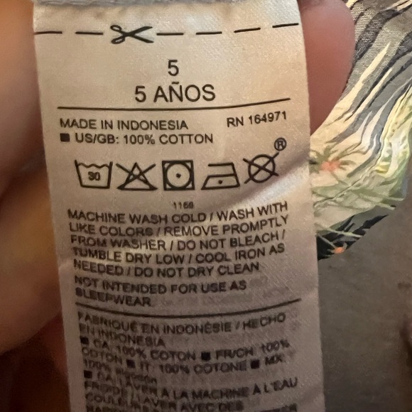 Janie & Jack Tropical Shirt - Picture 4 of 5